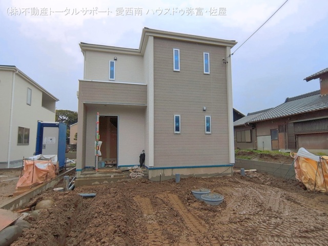 愛知県津島市宇治町字茶ノ里の新築戸建て外構写真 2026年3月31日撮影