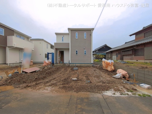 愛知県津島市宇治町字茶ノ里の新築戸建て外構写真 2026年3月31日撮影