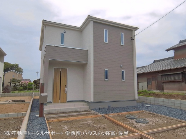 愛知県津島市宇治町字茶ノ里の新築戸建て外構写真 2026年4月20日撮影