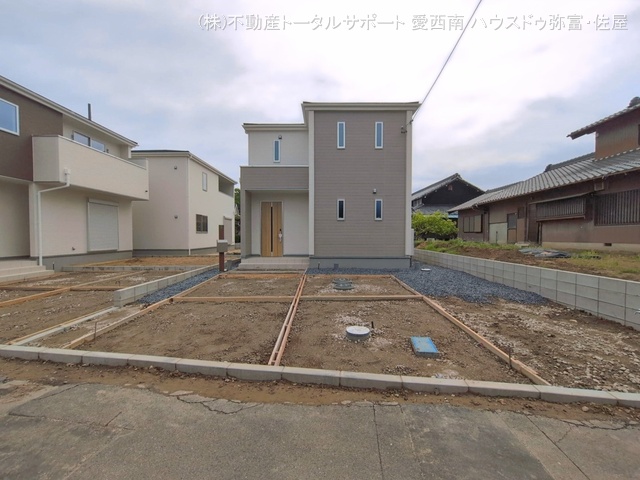 愛知県津島市宇治町字茶ノ里の新築戸建て外構写真 2026年4月20日撮影