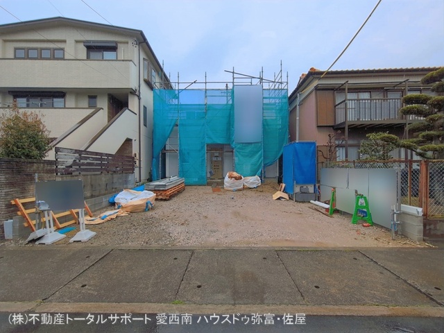 愛知県津島市江東町３丁目の新築戸建てシート写真 2026年3月31日撮影