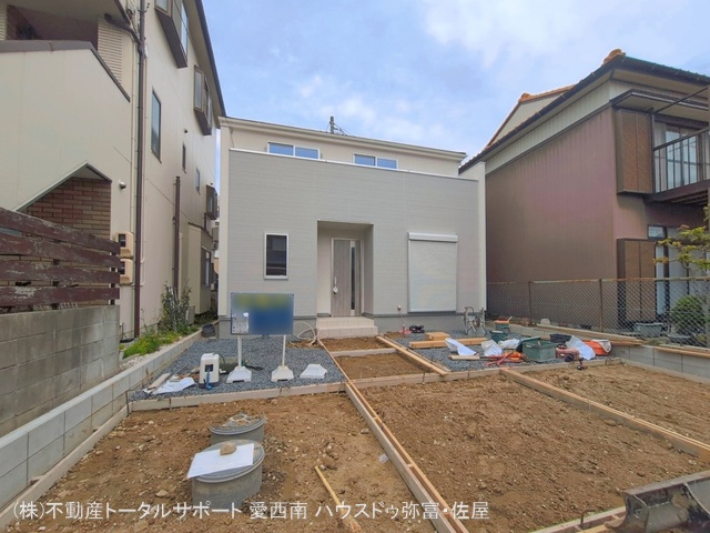 愛知県津島市江東町３丁目の新築戸建て外構写真 2026年4月20日撮影