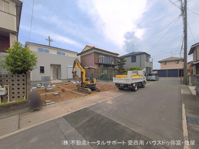 愛知県津島市江東町３丁目の新築戸建て外構写真 2026年4月20日撮影