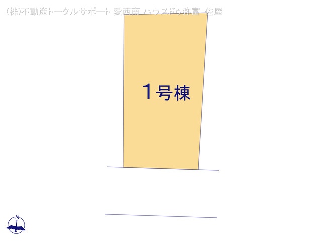 愛知県津島市江東町３丁目の新築戸建て全体区画図 ※図面と異なる場合は現況を優先
