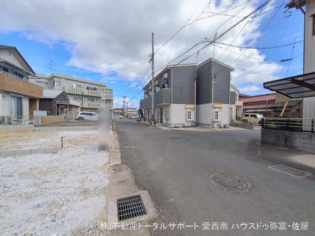 愛知県海部郡蟹江町富吉1丁目の新築戸建て更地・土地写真 2026年2月8日撮影
