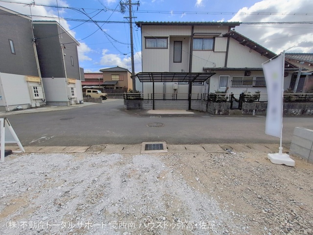 愛知県海部郡蟹江町富吉1丁目の新築戸建て更地・土地写真 2026年2月8日撮影