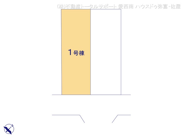 愛知県海部郡蟹江町富吉1丁目の新築戸建て全体区画図 ※図面と異なる場合は現況を優先
