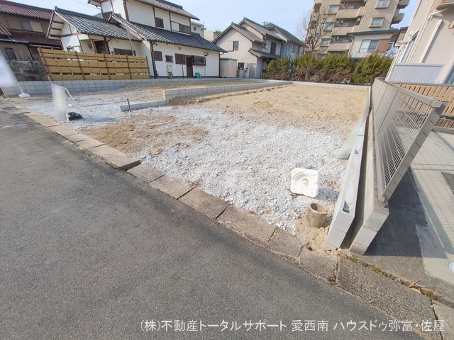 愛知県海部郡蟹江町富吉1丁目の新築戸建て更地・土地写真 2026年1月14日撮影