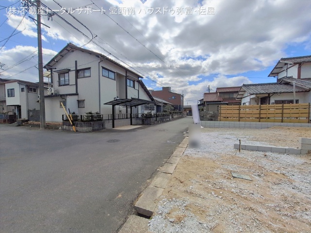 愛知県海部郡蟹江町富吉1丁目の新築戸建て更地・土地写真 2026年2月8日撮影