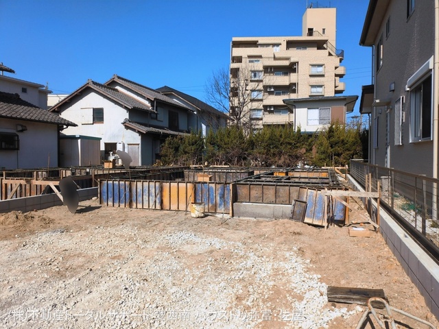 愛知県海部郡蟹江町富吉1丁目の新築戸建て基礎写真 2026年3月4日撮影
