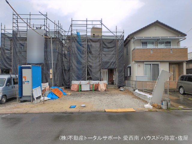 愛知県海部郡蟹江町富吉１丁目の新築戸建てシート写真 2026年3月31日撮影