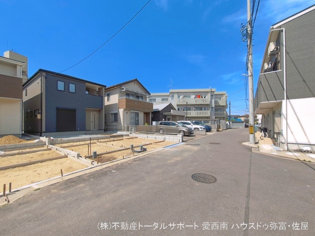 愛知県海部郡蟹江町富吉１丁目の新築戸建て外構写真 2026年5月18日撮影
