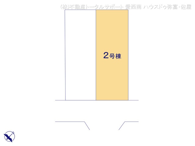 愛知県海部郡蟹江町富吉1丁目の新築戸建て全体区画図 ※図面と異なる場合は現況を優先