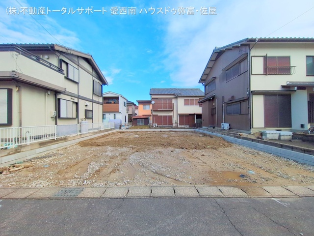 愛知県愛西市北一色町北田面の新築戸建て更地・土地写真 2025年12月25日撮影