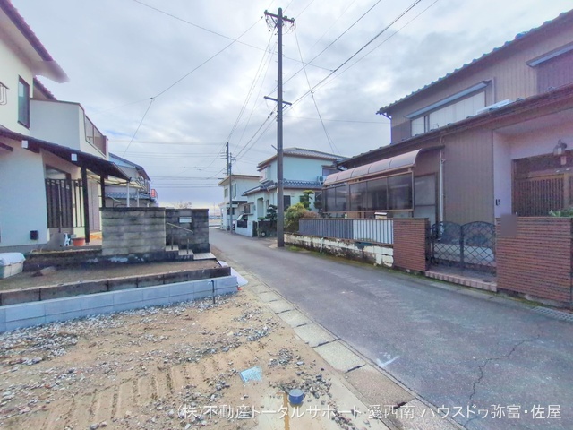 愛知県愛西市北一色町北田面の新築戸建て更地・土地写真 2025年12月25日撮影