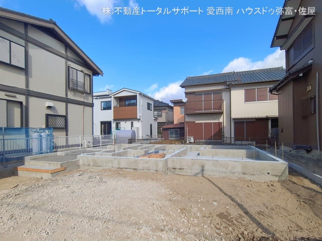 愛知県愛西市北一色町北田面の新築戸建て基礎写真 2026年1月22日撮影