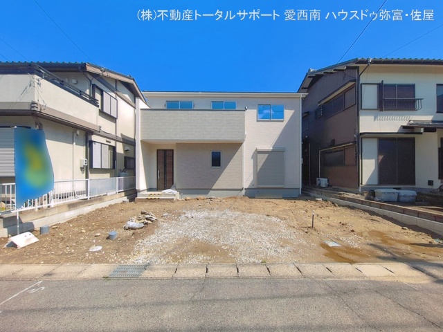 愛知県愛西市北一色町北田面の新築戸建て外構写真 2026年4月1日撮影