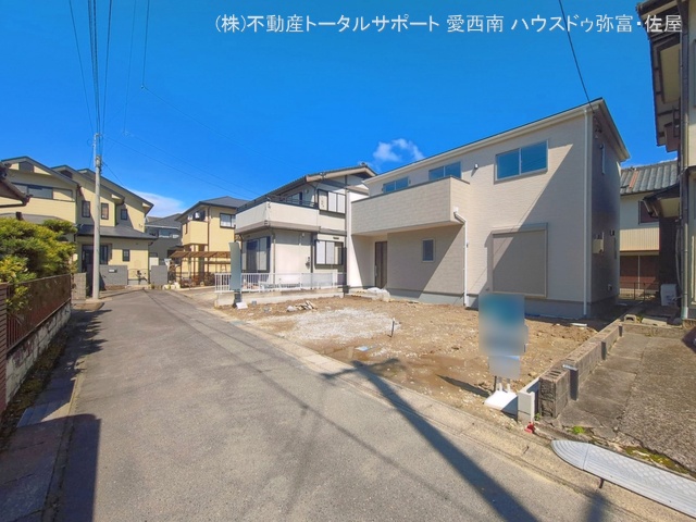 愛知県愛西市北一色町北田面の新築戸建て外構写真 2026年4月1日撮影