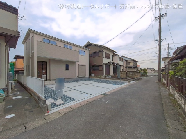 愛知県愛西市北一色町北田面の新築戸建て完成写真 2026年4月21日撮影