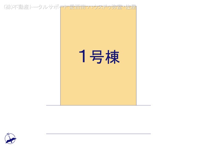 愛知県愛西市北一色町北田面の新築戸建て全体区画図 ※図面と異なる場合は現況を優先