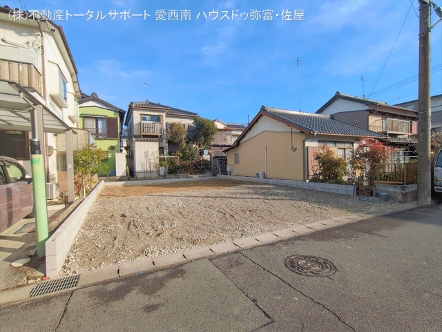 愛知県愛西市西保町西川原の新築戸建て更地・土地写真 2026年1月5日撮影