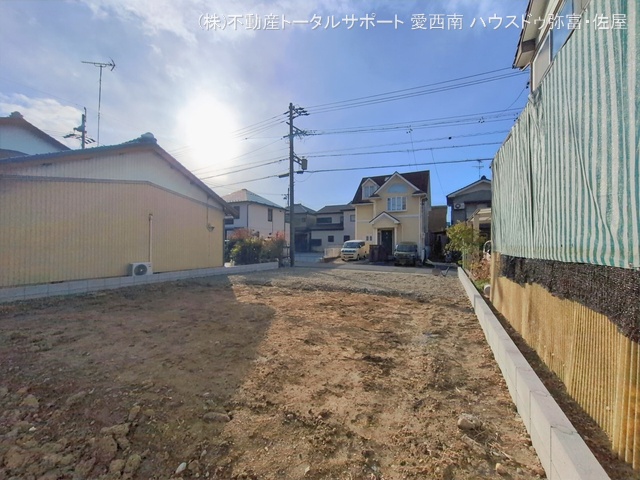 愛知県愛西市西保町西川原の新築戸建て更地・土地写真 2026年1月5日撮影
