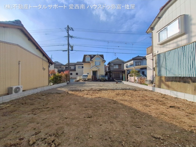 愛知県愛西市西保町西川原の新築戸建て更地・土地写真 2026年1月5日撮影