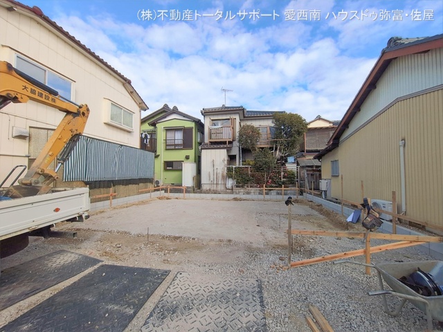 愛知県愛西市西保町西川原の新築戸建て更地・土地写真 2026年1月27日撮影