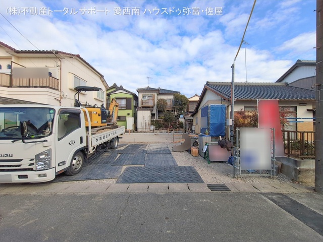 愛知県愛西市西保町西川原の新築戸建て更地・土地写真 2026年1月27日撮影