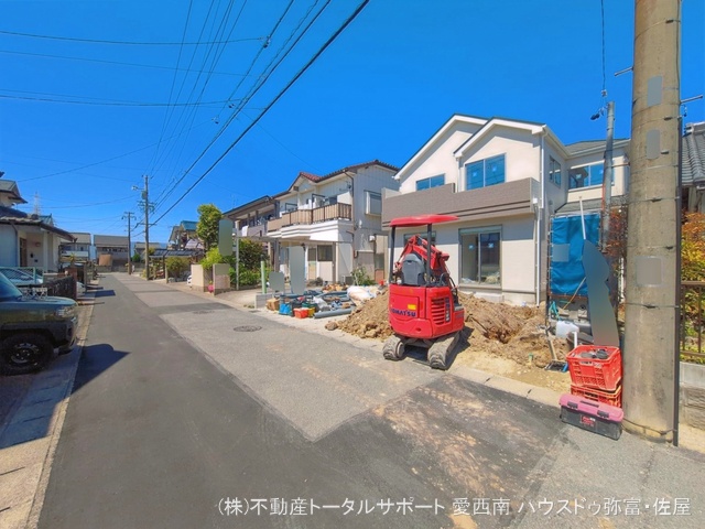 愛知県愛西市西保町西川原の新築戸建て外構写真 2026年4月7日撮影