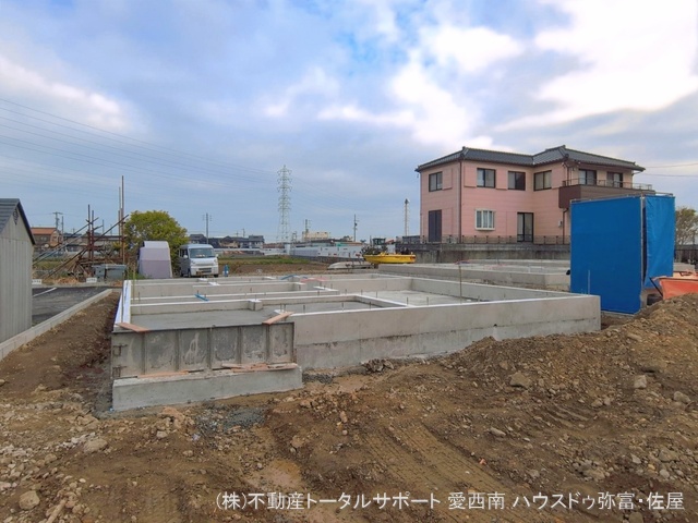 愛知県津島市大字日光字東浦の新築戸建て基礎写真 2026年3月22日撮影