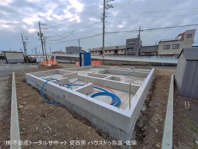 愛知県津島市大字日光字東浦の新築戸建て基礎写真 2026年3月22日撮影