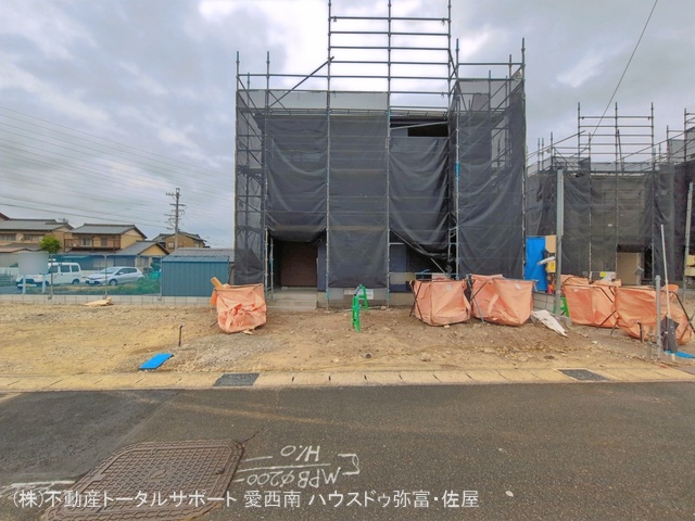 愛知県津島市大字日光字東浦の新築戸建てシート写真 2026年4月29日撮影