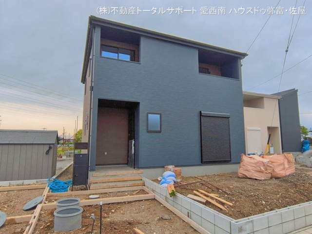 愛知県津島市大字日光字東浦の新築戸建て外構写真 2026年6月8日撮影
