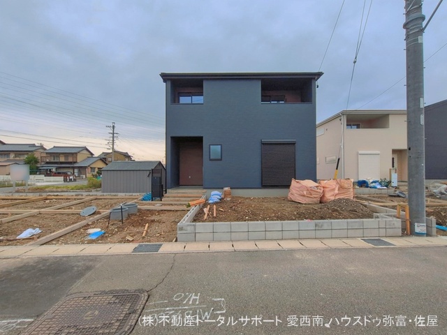 愛知県津島市大字日光字東浦の新築戸建て外構写真 2026年6月8日撮影