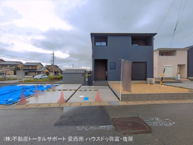 愛知県津島市大字日光字東浦の新築戸建て外構写真 2026年6月25日撮影