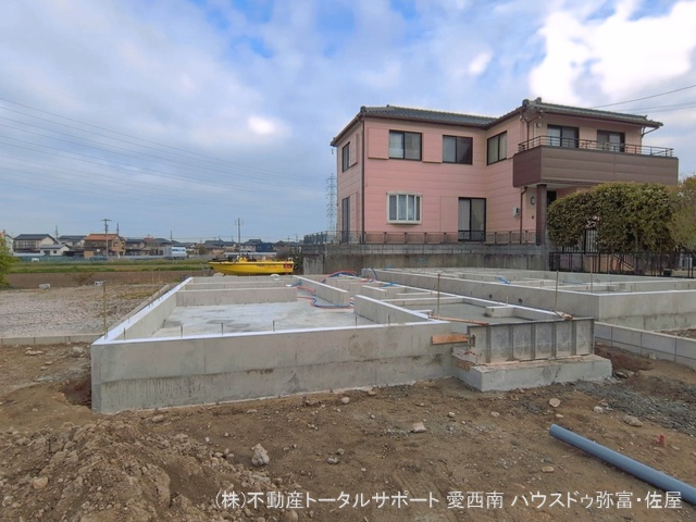 愛知県津島市大字日光字東浦の新築戸建て基礎写真 2026年3月22日撮影