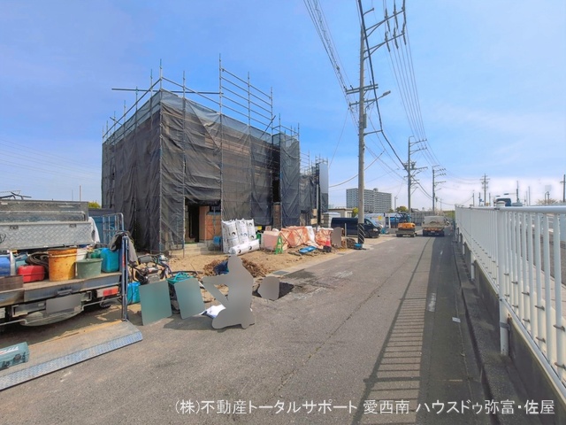 愛知県津島市大字日光字東浦の新築戸建てシート写真 2026年4月8日撮影