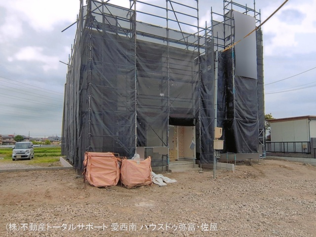 愛知県津島市大字日光字東浦の新築戸建てシート写真 2026年4月29日撮影