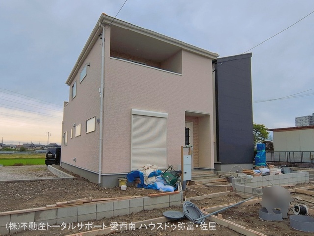 愛知県津島市大字日光字東浦の新築戸建て外構写真 2026年6月8日撮影