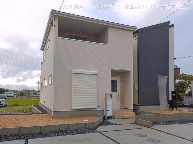 愛知県津島市大字日光字東浦の新築戸建て外構写真 2026年6月25日撮影