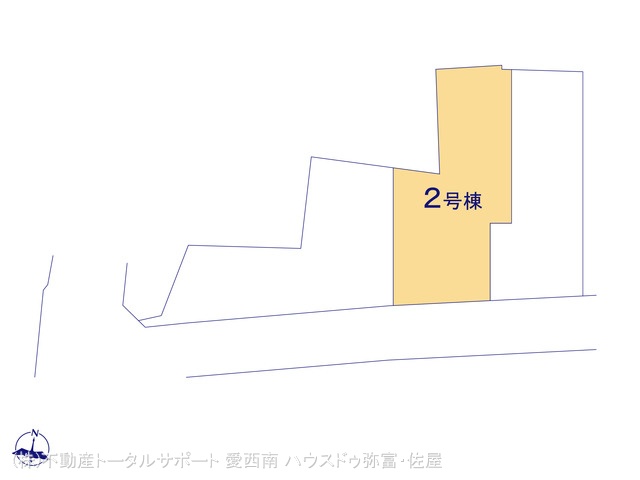 愛知県津島市大字日光字東浦の新築戸建て全体区画図 ※図面と異なる場合は現況を優先