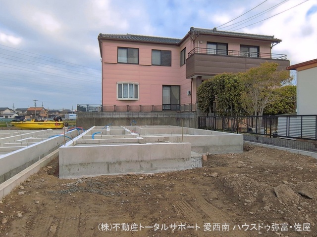 愛知県津島市大字日光字東浦の新築戸建て基礎写真 2026年3月22日撮影