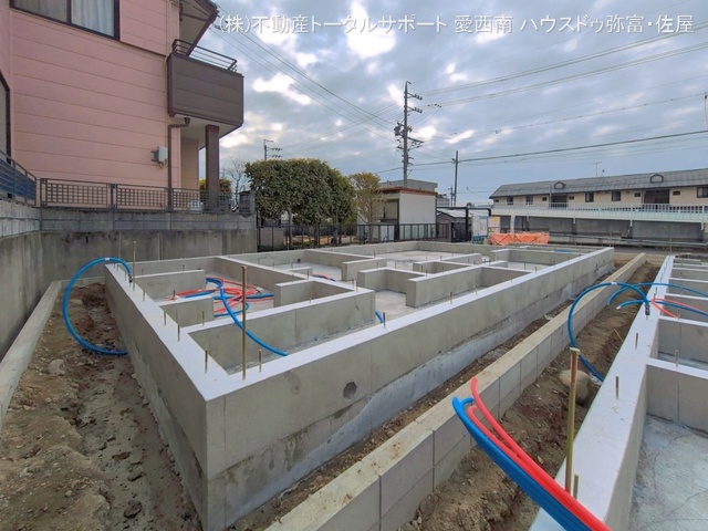 愛知県津島市大字日光字東浦の新築戸建て基礎写真 2026年3月22日撮影
