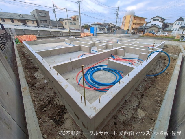 愛知県津島市大字日光字東浦の新築戸建て基礎写真 2026年3月22日撮影