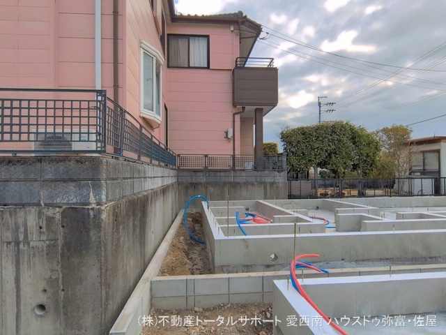 愛知県津島市大字日光字東浦の新築戸建て基礎写真 2026年3月22日撮影