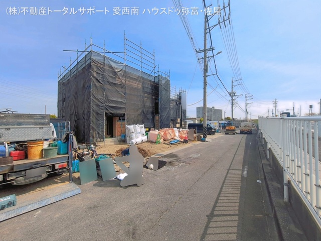 愛知県津島市大字日光字東浦の新築戸建てシート写真 2026年4月8日撮影