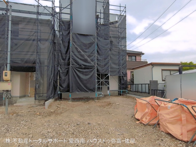 愛知県津島市大字日光字東浦の新築戸建てシート写真 2026年4月29日撮影
