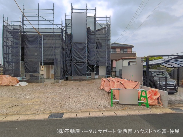 愛知県津島市大字日光字東浦の新築戸建てシート写真 2026年4月29日撮影