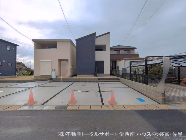 愛知県津島市大字日光字東浦の新築戸建て外構写真 2026年6月25日撮影